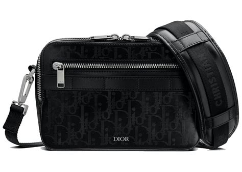 dior galaxy oblique pouch|Dior Messenger Pouch Oblique Galaxy Black/Silver .